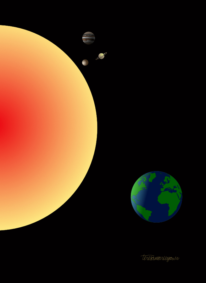 Triple Conjunction of Jupiter, Saturn, and Mercury