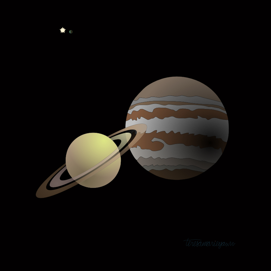 The Great Conjunction of Jupiter and Saturn